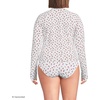 image:imageLands End Womens Long Sleeve Rash Guard Coverup UPF 50Cherry Jam CherriesWhite
