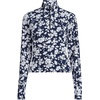 image:imageLands End Womens Long Sleeve Rash Guard Coverup UPF 50Navy Blossom Floral