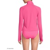 image:imageLands End Womens Long Sleeve Rash Guard Coverup UPF 50Pink Azalea