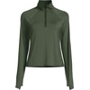 image:imageLands End Womens Long Sleeve Rash Guard Coverup UPF 50Rich Olive Green