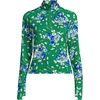 image:imageLands End Womens Long Sleeve Rash Guard Coverup UPF 50Vibrant Clover Poppy Floral