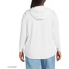 image:imageLands End Womens Long Sleeve Slub Hooded PopoverWhite