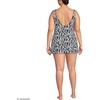 image:imageLands End Womens Mini Swim DressBlackWhite Vine Floral