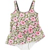 image:imageLands End Womens Mini Swim DressFloral BlossomWhitePink