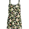 image:imageLands End Womens Mini Swim DressHibiscus FloralBlack