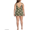 image:imageLands End Womens Mini Swim DressHibiscus FloralBlack