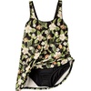 image:imageLands End Womens Mini Swim DressHibiscus FloralBlack
