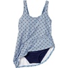 image:imageLands End Womens Mini Swim DressLake Blue Geo Floral