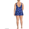 image:imageLands End Womens Mini Swim DressNavy Graphic Floral