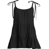 image:imageLands End Womens New Tiered Cover Up Mini DressBlack