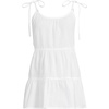 image:imageLands End Womens New Tiered Cover Up Mini DressWhite