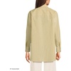 image:imageLands End Womens No Iron Oversized Poplin Extra Long TunicGoldenrodBlue Stripe
