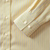 image:imageLands End Womens No Iron Oversized Poplin Extra Long TunicGoldenrodBlue Stripe