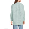 image:imageLands End Womens No Iron Oversized Poplin Extra Long TunicVibrant Clover Mini Stripe
