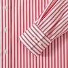 image:imageLands End Womens No Iron Oversized Poplin Extra Long TunicWhiteCompass Red Stripe