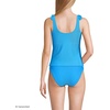image:imageLands End Womens Ottoman Rib Tie Shoulder Tankini TopFreshwater Blue Ottoman