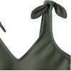 image:imageLands End Womens Ottoman Rib Tie Shoulder Tankini TopRich Olive Green Ottoman