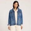 image:imageLands End Womens Oversized Denim Trucker JacketIndigo Tide Blue