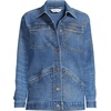 image:imageLands End Womens Oversized Denim Trucker JacketIndigo Tide Blue