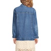 image:imageLands End Womens Oversized Denim Trucker JacketIndigo Tide Blue