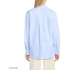 image:imageLands End Womens Oversized Oxford Button Front ShirtClear Blue Sky
