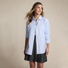 image:imageLands End Womens Oversized Oxford Button Front ShirtClear Blue Sky