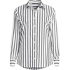 image:imageLands End Womens Pinwale Cord Long Sleeve ShirtBlack Dual Stripe
