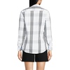 image:imageLands End Womens Pinwale Cord Long Sleeve ShirtBlack Offset Plaid