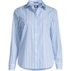image:imageLands End Womens Pinwale Cord Long Sleeve ShirtChicory Blue Stripe