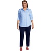 image:imageLands End Womens Pinwale Cord Long Sleeve ShirtChicory Blue Stripe