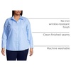 image:imageLands End Womens Pinwale Cord Long Sleeve ShirtChicory Blue Stripe