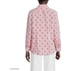 image:imageLands End Womens Pinwale Cord Long Sleeve ShirtClassic Cherry Stripe