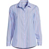 image:imageLands End Womens Pinwale Cord Long Sleeve ShirtLight Sea Blue Rail Stripe