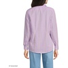 image:imageLands End Womens Pinwale Cord Long Sleeve ShirtLilac Breeze Stripe