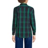 image:imageLands End Womens Pinwale Cord Long Sleeve ShirtRich CloverNavy Plaid