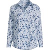 image:imageLands End Womens Pinwale Cord Long Sleeve ShirtSerene Blue Poetic Floral