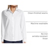 image:imageLands End Womens Pinwale Cord Long Sleeve ShirtWhite