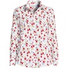 image:imageLands End Womens Pinwale Cord Long Sleeve ShirtWhite Multi Poppy Floral