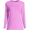 image:imageLands End Womens Plus Size Lightweight Jersey Skimming Long Sleeve Crew Neck TShirtAster Pink