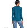 image:imageLands End Womens Plus Size Lightweight Jersey Skimming Long Sleeve Crew Neck TShirtBaltic Teal