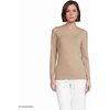 image:imageLands End Womens Plus Size Lightweight Jersey Skimming Long Sleeve Crew Neck TShirtFrench Pecan Heather