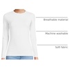 image:imageLands End Womens Plus Size Lightweight Jersey Skimming Long Sleeve Crew Neck TShirtWhite