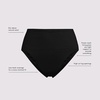 image:imageLands End Womens Ribbed Smoothing High Waisted Bikini BottomsBlack