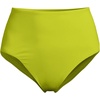 image:imageLands End Womens Ribbed Smoothing High Waisted Bikini BottomsBright Lime