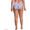 image:imageLands End Womens Ribbed Smoothing High Waisted Bikini BottomsCloud Blue Romantic Floral