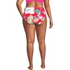 image:imageLands End Womens Ribbed Smoothing High Waisted Bikini BottomsCoral Rose Lilies
