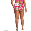 image:imageLands End Womens Ribbed Smoothing High Waisted Bikini BottomsCoral Rose Lilies