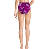 image:imageLands End Womens Ribbed Smoothing High Waisted Bikini BottomsCrimson Rose Abstract Floral