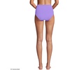image:imageLands End Womens Ribbed Smoothing High Waisted Bikini BottomsLavender Fusion