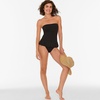 image:imageLands End Womens Ruffle Bandeau SwimsuitBlack